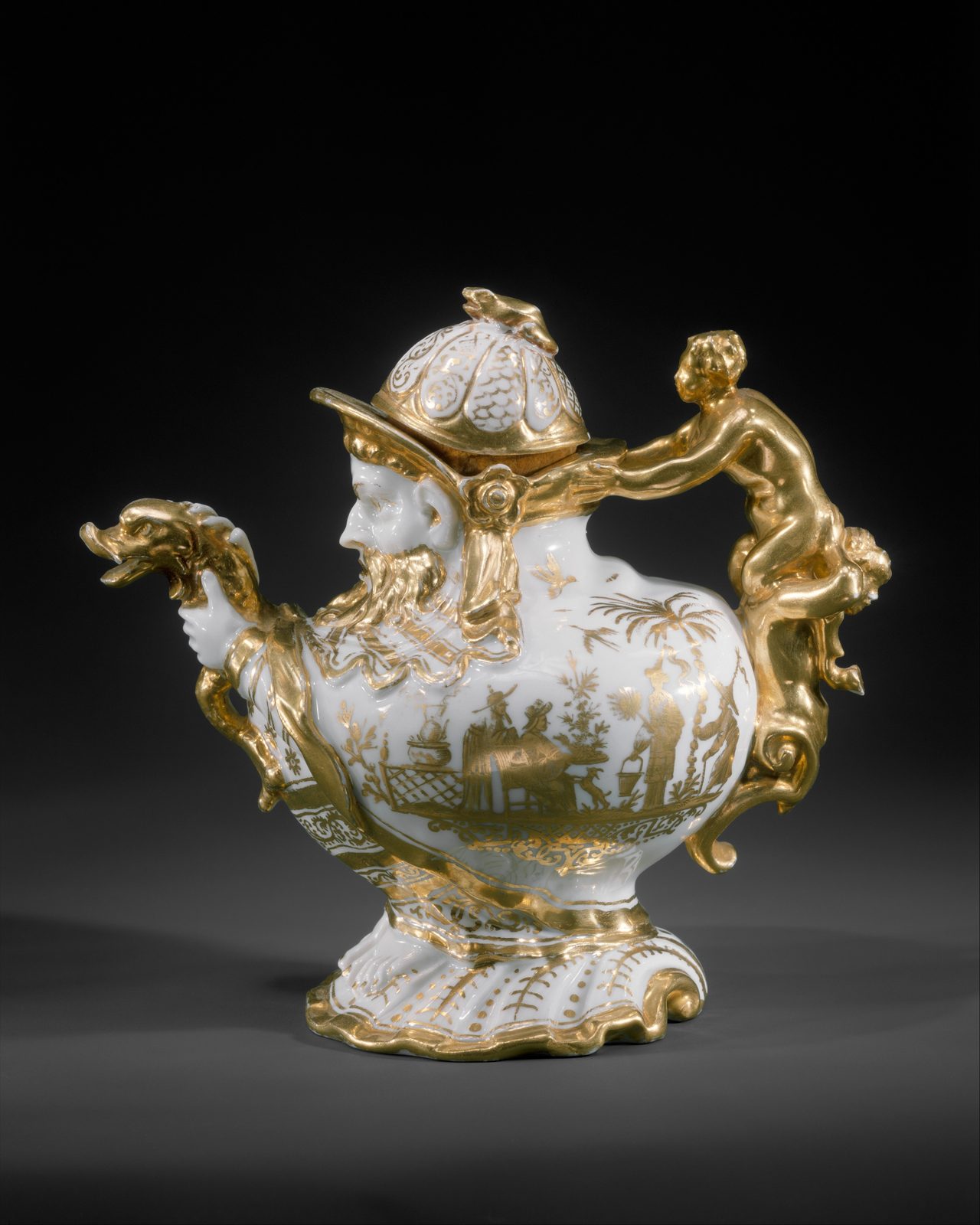 Qing Dynasty Europe Input ceramic object